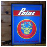 Stevens Point Brewery lighted advertising sign  score a few points tonight!