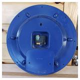 Neon Point Beer clock (corrosion on battery) untested 15 inches wide