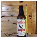 Adler Brau Giant Plastic Amber Beer bottle with cap