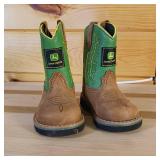 New with tags John Deere toddler Cowboy boots size 5M