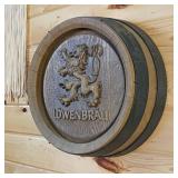 Löwenbräu Barrel End Wall hanging Sign - plastic