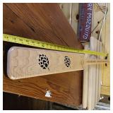 Nice Wood, Faux boat oar Stevens point brewery, laser engraved sign with hops cut in the paddle  Made in USA  Great Quality Finished wood