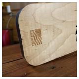 Nice Wood, Faux boat oar Stevens point brewery, laser engraved sign with hops cut in the paddle  Made in USA  Great Quality Finished wood