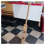 Nice Wood, Faux boat oar Stevens point brewery, laser engraved sign with hops cut in the paddle  Made in USA  Great Quality Finished wood