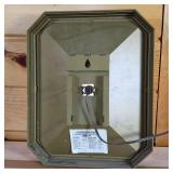 Heileman Old Style Lighted sign  Works  Crystal cut glass illuminated Bar Display (plastic)