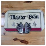 Meister Bräu plastic sign