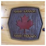 Molson Canadian Beer Ad Display