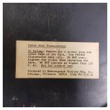 Pabst Blue Ribbon corded plastic advertising light  oval transparency