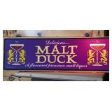 Delicious Malt Duck Lighted Sign -  one side needs new bulb