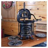 Amazing 8 Quart Press - #35 Enterprise Mfg. Co  USA Made Antique that works.  Two different press plates, plus sieve plate for multiple use.  Great Condition