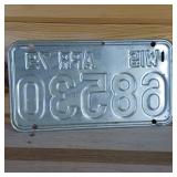 Wisconsin 1979 embossed plate  8 inches