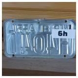 1982 Wisconsin April  raised letters  8 inches