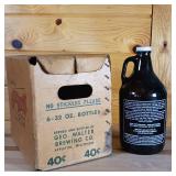 Adler Brau Growler 1 gallon plus returnable box for 6 x 32 ounce bottles