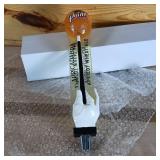 Apricadabra beer tap handle (not a typo) lol  Apricot Wheat Ale  Steven