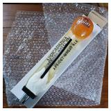 Apricadabra beer tap handle (not a typo) lol  Apricot Wheat Ale  Steven