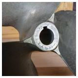 Solid Brass Boat Prop  12 inches  (very heavy)