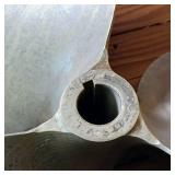 Solid Brass Boat Prop  12 inches  (very heavy)