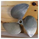 Solid Brass Boat Prop  12 inches  (very heavy)