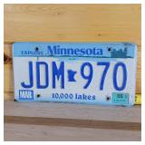 2005 Embossed Minnesota License Plate