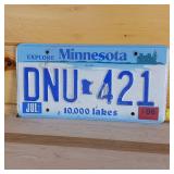 2006 Embossed Minnesota License Plate