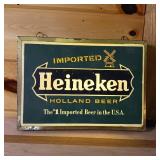 Heineken Lighted Sign  Imported Holland Beer  Works