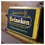 Heineken Lighted Sign  Imported Holland Beer  Works