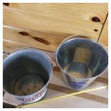 Two Ice Buckets  PBR and Lacrosse Lager