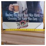 NIB sealed Poster on a wood board with Point Man  finding the right taste was hard, choosing the name was easy!