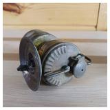 Antique 1800s Red Comet Grenade Fire Extinguisher - Hanging Spring Loaded - From Skating Rink in Southern Illinois  also include hat lantern (auto-lite) patented universal Lamp Co. Made in USA