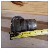 Antique 1800s Red Comet Grenade Fire Extinguisher - Hanging Spring Loaded - From Skating Rink in Southern Illinois  also include hat lantern (auto-lite) patented universal Lamp Co. Made in USA