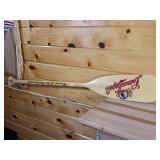 Leinenkugels signed boat oar (46 inches) Leine Lodge  Mark, enjoy life and Leinies!