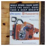 Husqvarna Plastic Poster  about 18 inches