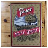 Metal Sign Point Original Maple Wheat  Since 1857