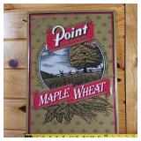 Metal Sign Point Original Maple Wheat  Since 1857