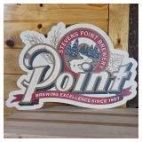 Nice, new wooden Point Sign  about 2 feet wide