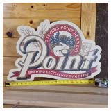 Nice, new wooden Point Sign  about 2 feet wide