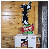Point Bock Lot  One Sign (36 inches tall) and One returnable box