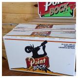 Point Bock Lot  One Sign (36 inches tall) and One returnable box