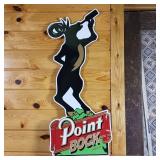 Point Bock Lot  One Sign (36 inches tall) and One returnable box