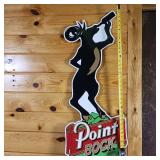 Point Bock Lot  One Sign (36 inches tall) and One returnable box