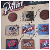Point Brewery signed by John Zappa Aug 7ty 2003 - non-metal sign  different signs from 1800s to 2000 chronology