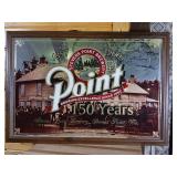 Nice Point Mirror  Commemorative Centennial Stevens Point Brewery  Point Well Made  2007 signed by John Zappa