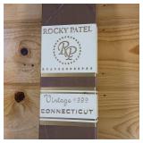Rocky Patel Vintage 1999 Cigar sign (made of wood) almost 2 feet long