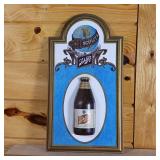 Schlitz Sign with half beer bottle