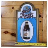 Schlitz Sign with half beer bottle