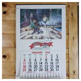 7 Grade  Poster Calendar  Adler Brau Beer  Geo Walter Brewing Company, like new untouched Calendar  Very collectible  1959