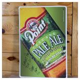 Metal Point Cascade Pale Ale Sign  2014 to Gabe Hopkins signed