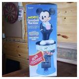 Mickey Mouse Coin Operated Gumball Machine  In Original Box - 60th Anniversary Edition