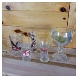 Lot of Assorted Beer Glasses