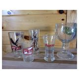 Lot of Assorted Beer Glasses